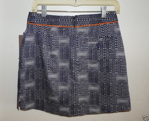 Lady Hagen Plymouth Skort Navy/White/Orange Size 2 NWT - Picture 5 of 6