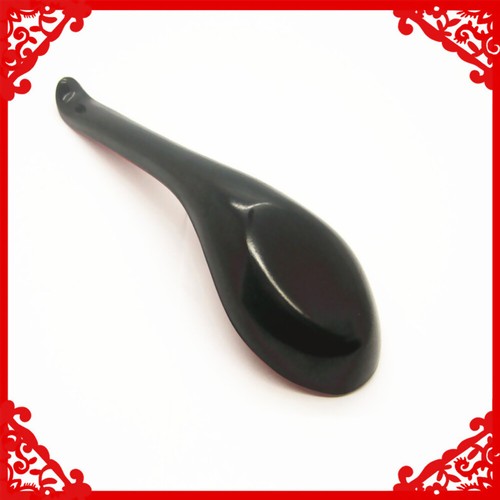 3 Pcs Spoons Black Red Party Cutlery Large Spoons Canteen Cafe Shop - Picture 5 of 8