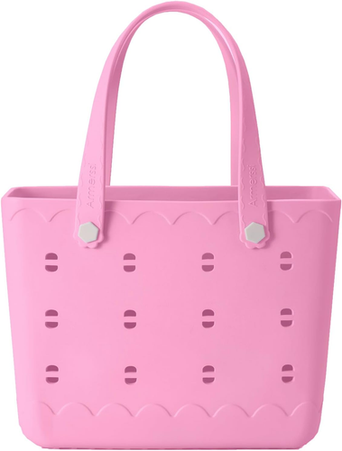 Rubber Beach Bag Waterproof Washable Tip-Proof Durable Tote Bag for Beach Boat P - Picture 11 of 12
