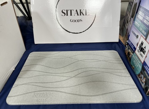 Stone Bath Mat Diatomaceous Earth Shower Mat, Non Slip Super Absorbent Quick Dry