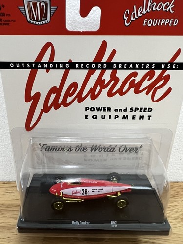 M2 Machines Chase Belly Tanker Edelbrock Auto Drivers R97 1:64 - Afbeelding 1 van 3