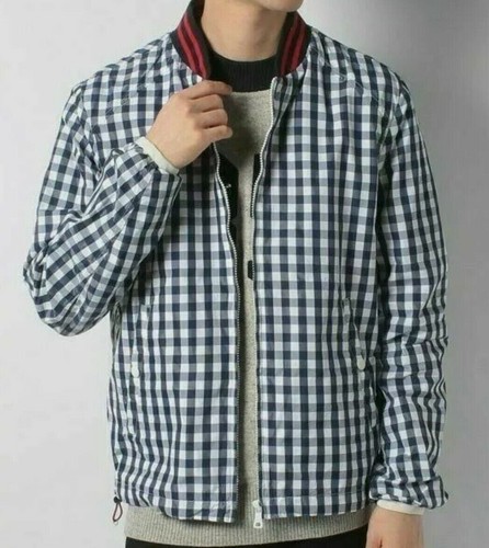 Tommy Hilfiger Italy Gingham Bomber Size M BLOUSON WINDBREAKER JACKET RRP £250 - Picture 1 of 6