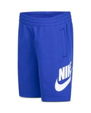 Nike Sportswear Club French Terry Shorts Boys 7 Game Royal Elastic Waist Pull On