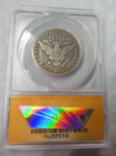 1914 Silver Barber Half Dollar ANACS Good 6 Details *Nice Low Mintage Coin* - Picture 2 of 2