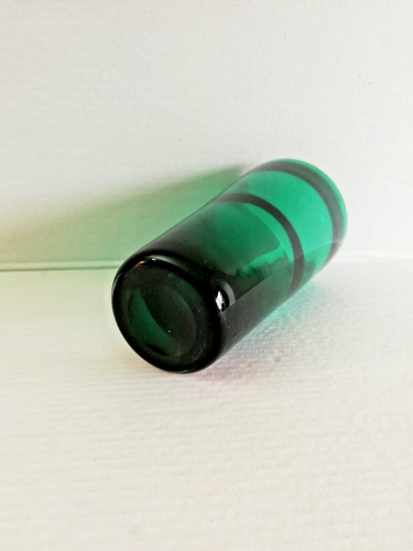 Whitefriars Cased Green Optic Flared Tumbler Vase. 6" 9584 G Baxter 1964-65 Only - Picture 9 of 10