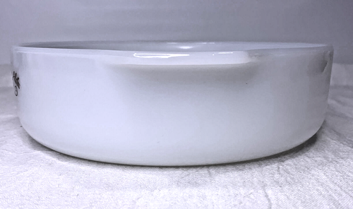Pyr-O-Rey Dynaware #10 White Brown Daisy Round Baking/Serving Dish Vintage 8” - Picture 5 of 8