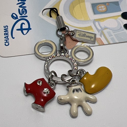 Bracelet de charme officiel Disney Mickey souris gant pour sac à main porte-clés téléphone portable - Photo 11 sur 12