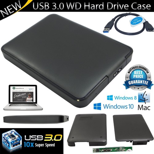 2.5 Inch Hard Drive Enclosure SATA HDD/SSD Caddy Case To USB 3.0 For LAPTOP DVR - Afbeelding 1 van 6