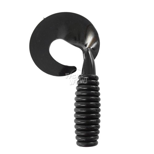 Fish WOW! Fat Perch Grub 10" (with curly tail extended) Fishing Soft Lures Baits - Picture 15 of 43