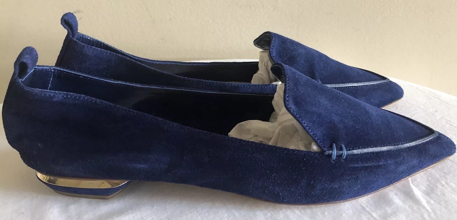 NWOB Nicholas Kirkwood Zapatos Beya Gamuza Mocasines Zapatos Kirkwood 10 | Azul de medianoche d065e3 NWOB Nicholas Kirkwood Zapatos Beya Gamuza Mocasines Zapatos Kirkwood 10 | Azul de medianoche d065e3