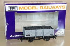 DAPOL B586 REPAINTED BR SILVER GREY 5 PLANK MINERAL WAGON B477148 BOXED nz
