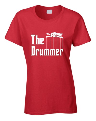 Lustiges Damen T-Shirt Schlagzeuger Geschenk Drums Metal Band Rock Musik Witz Film Cool - Bild 5 von 9