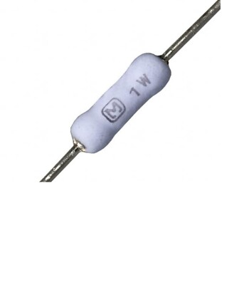 2 pcs ERG-1SJ183,  18k ohm 1 Watt Metal Oxide  Resistors.
