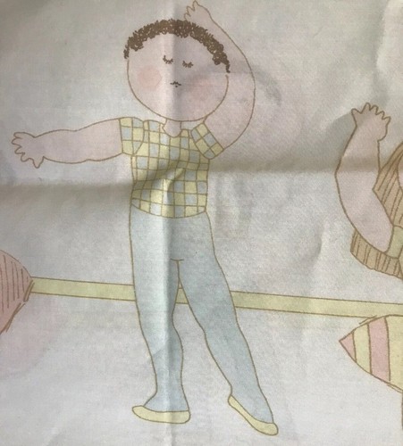 Vintage 2 Springmaid Ballet Class Standard Pillowcases USA Boys Girls Dance - Picture 5 of 7