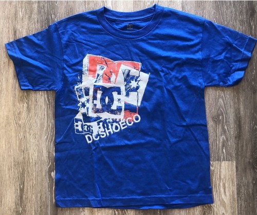 NEW DC VINTAGE 90’S SKATEBOARD SURF MX SNOW WAKE BMX  T SHIRT BOYS MEDIUM - Picture 1 of 2