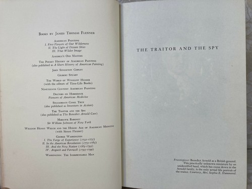 The Traitor and the Spy by James Thomas Flexner 1975 American Revolutionary War - Bild 6 von 12