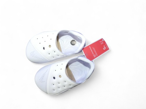Nike Baby Shoes Sol Water Friendly Clog White Infant Super Cute Aquaswoosh 5 New - Picture 4 of 10