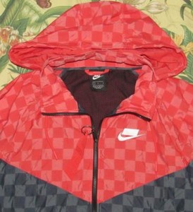 nike checkered jacket