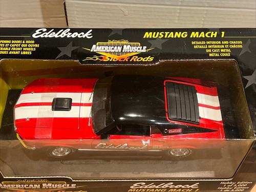 Ertl American Muscle Stock Ruten Edelbrock Mustang Mach 1 Hobby Edition 1 von 5000 - Bild 6 von 10