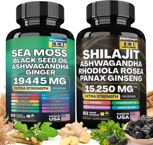 Dynamic Vitality Bundle - Multivitaminico e Shilajit Power Combo 120 capsule - Foto 3 di 9