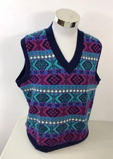 Jantzen Vintage Wool Sweater Vest Mens Large