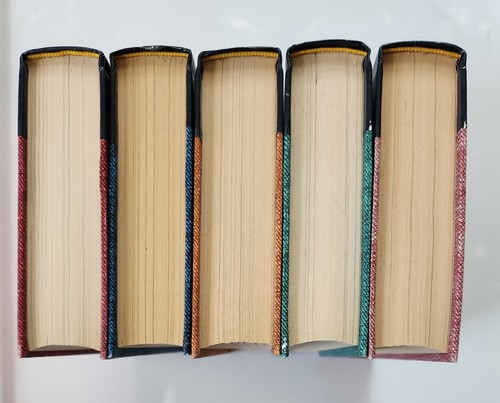 Reader's Digest Condensed Books 1990 Set Volumes 1-5 & M Patterned Covers Decor - Picture 9 of 16