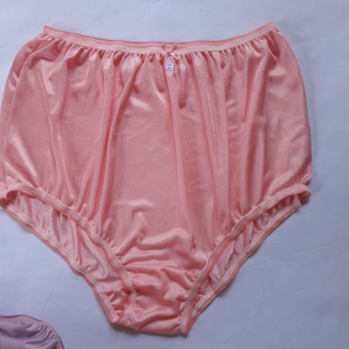 5 Plus Underwear Granny Panties Woman Man Light Silky Nylon Soft Waist 42"-50" - Picture 10 of 11