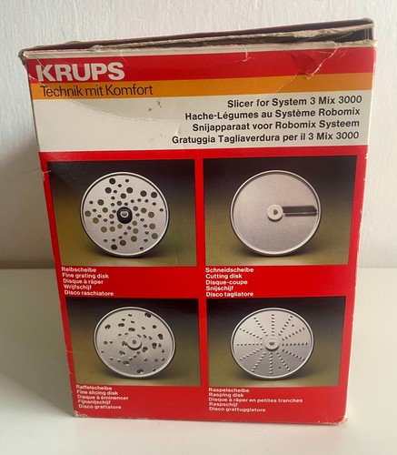 Krups Schnitzelwerk zum System 3 Mix 3000 F367 *unbenutzt OVP - Bild 6 von 7