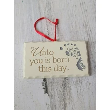 Dayspring 2008 Luke 2: 11 proverb bible ornament Xmas decor