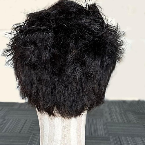 Pixie Cut Short Curly 13X6 Lace Front Wig for Men Human Hair PrePlucked Glueless - Picture 22 of 22