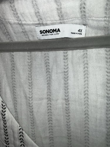 Muñeca bebé de verano para mujer SONOMA®️ talla grande 100 % algodón 4X - Imagen 4 de 5