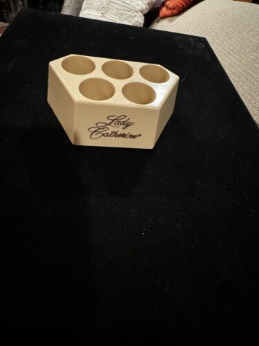 Vintage Lady Catherine Five Tube Holder for Lipstick Display - Tan - Picture 2 of 2
