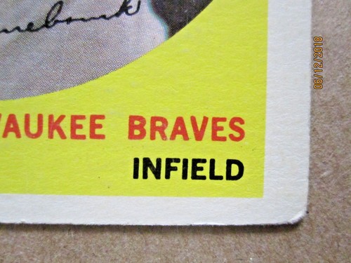 1959 Topps Baseball Karte #321 Bob Gialloimbardo #322 Harry Hanebrink Lot 2 - Bild 12 von 12