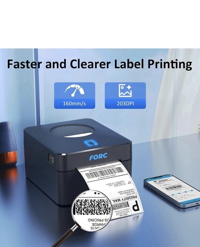 Shipping Label Printer, Thermal Label Printer, Thermal Printer for Small Busines - Picture 4 of 5