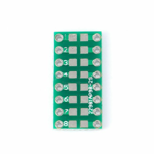 10pcs SMD to DIP 0402/0603/0805 Capacitor Resistor LED DIP 2.54mm Adapter Board - Picture 3 of 4