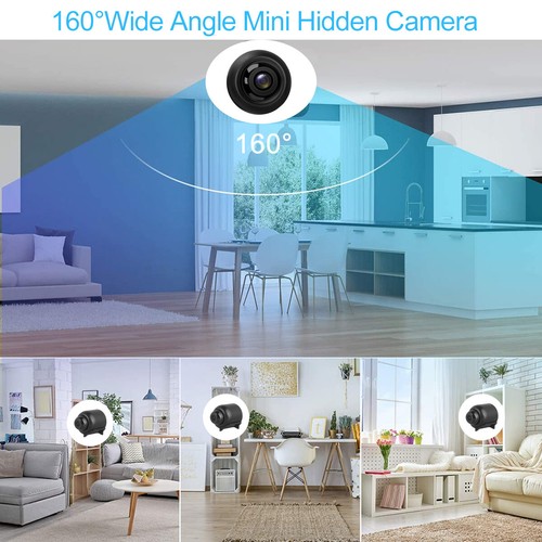 1080P mini telecamera spia di sicurezza WiFi wireless con audio e video - Foto 5 di 18