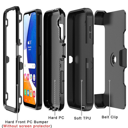 Per Samsung Galaxy A23 A03S A54 A14 5G custodia armatura + clip cintura adatta a Otterbox - Foto 33 di 51