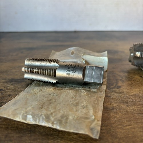 2 Vintage Irwin Hanson NPT Taper Pipe Taps - 3/4-14 NPT 29/32, 1-11 1/2 - 1-9/64 - Picture 11 of 13