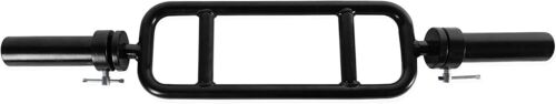 Barra de pesas CAP Barbell 34" sólido olímpico tríceps martillo rizo con collares negro - Imagen 2 de 11