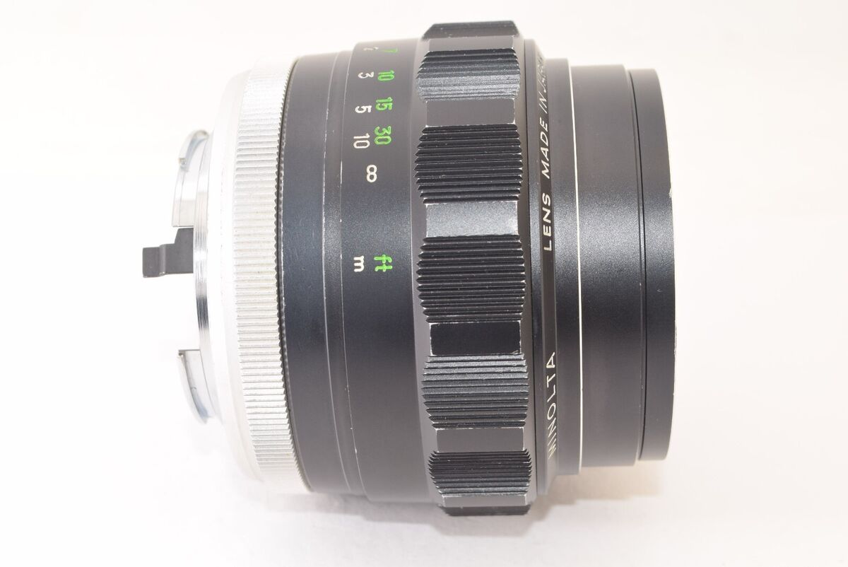 MINOLTA MC ROKKOR-PG 58mm F/1.2 Prime MF Lens Early model MINOLTA MC ROKKOR-PG 58mm F/1.2 Prime MF Lens Early model
