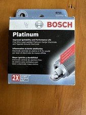 Bosch Platinum Spark Plugs 6711 Set 4 NEW 2X Service Life