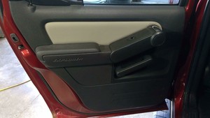 2007 08 Ford Explorer Sport Trac Lh Driver Rear Door Trim Panel Trim Code Tw Ebay
