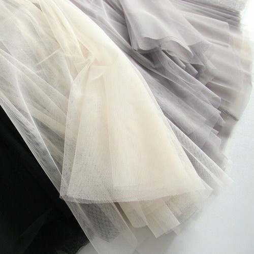 Sottogonna donna tulle coda di pesce maglia pizzo sottogonna elastico in vita trasparente - Foto 12 di 16