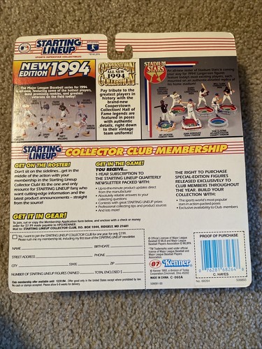 1994 LÍNEA INICIAL DE NOVATO - SLU - MLB - CHARLIE HAYES - COLORADO ROCKIES - Imagen 4 de 4