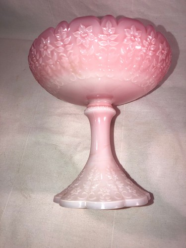 Fenton Glas Rosalen Blume Kompott neuwertig 6,5 in H - Bild 5 von 8