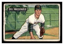 1951 Bowman Baseball #239 Bill MacDonald    Rookie  51BBB-04