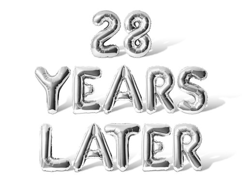 28 YEARS LATER Letter & Number Balloon Banner - 28th Birthday Party Decorations - Picture 41 of 55