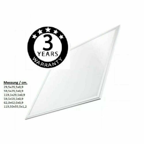 LED Panel Deckenpanel Einbauleuchte 30x30 62x62 30x60 120x30 120x60 cm BACKLIGHT - Bild 42 von 49