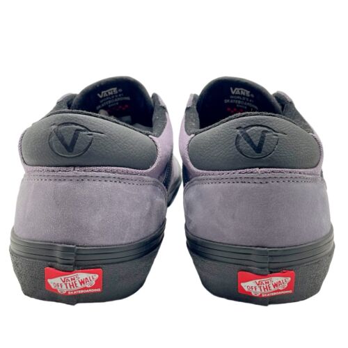 Vans Rowan Hell Lila Schwarz Herren Leder Sneaker Größe 13 Skateboard Schuhe - Bild 7 von 11