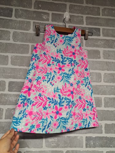 Tommy Bahama Girls Beautiful Tropical Floral Shift Dress Size 3T NWT - Picture 2 of 9